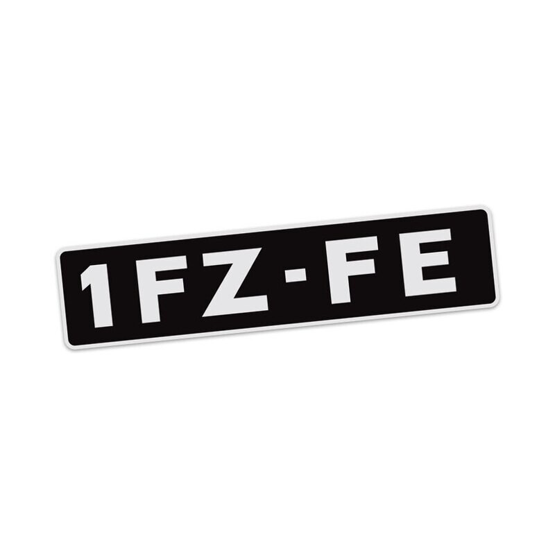 ENGINE NAMEPLATE : 1FZ-FE