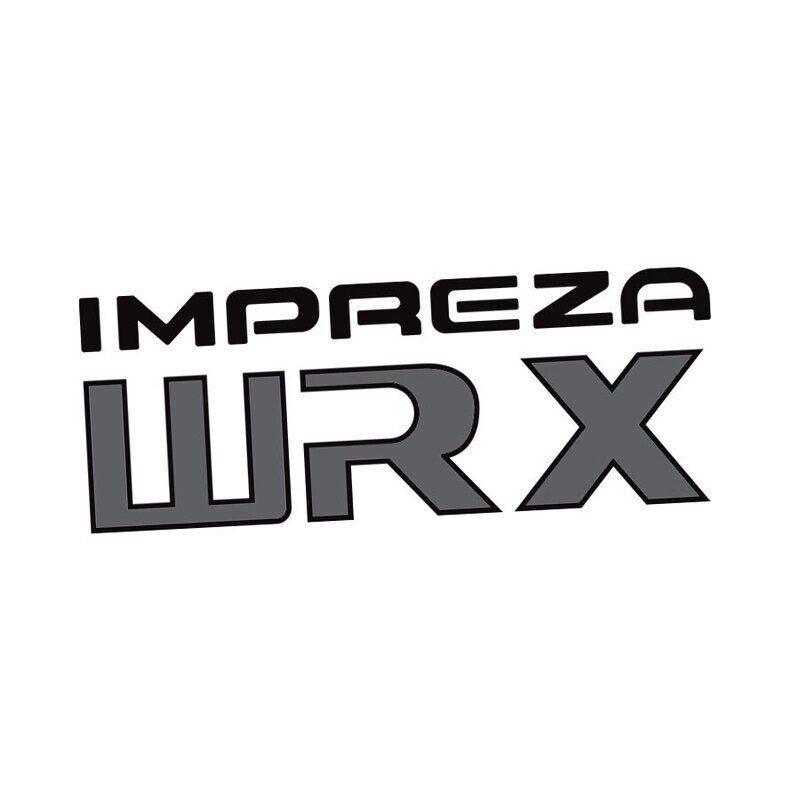 BOOT-LID DECAL : 2001-2004 SUBARU IMPREZA WRX