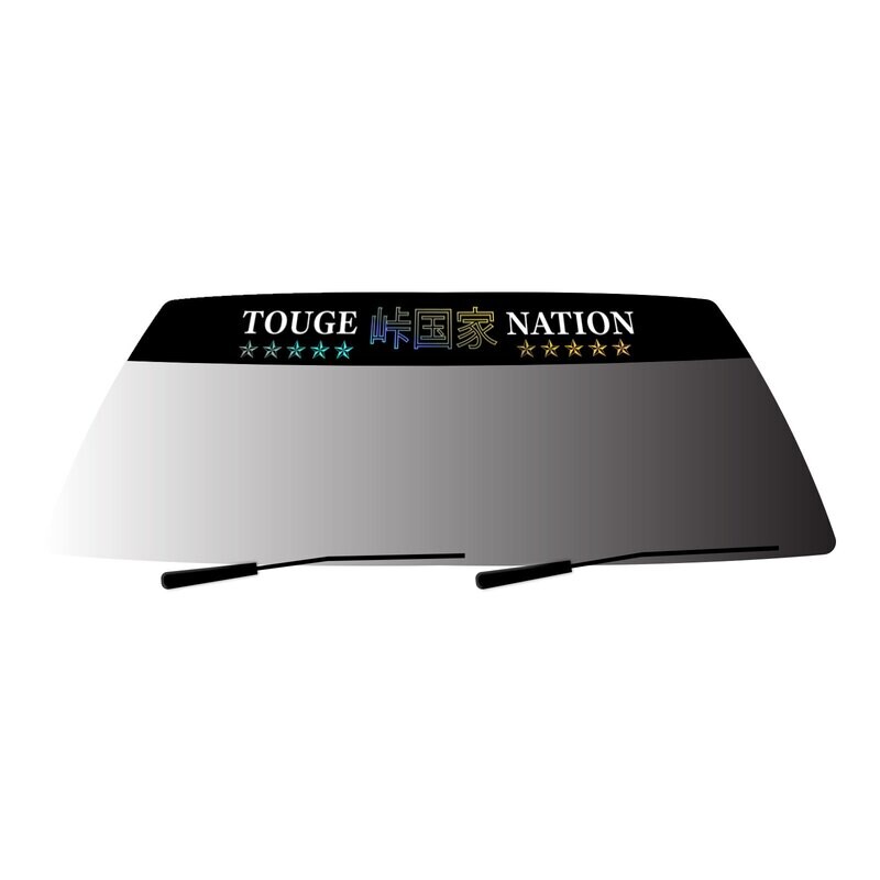 TOGUE NATION HOLO STARS UNIVERSAL WINDSCREEN BANNER