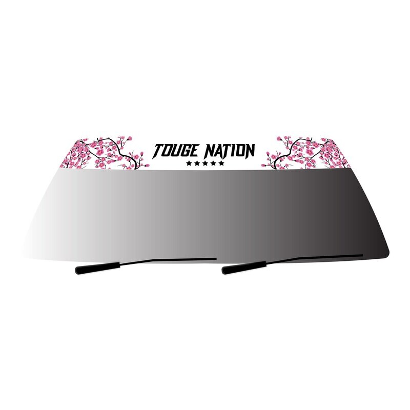 TOGUE NATION SAKURA UNIVERSAL WINDSCREEN BANNER