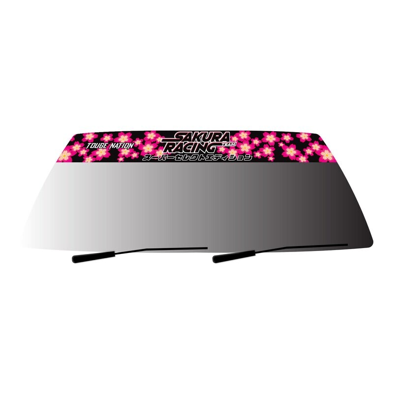 SAKURA RACING TEAM UNIVERSAL WINDSCREEN BANNER