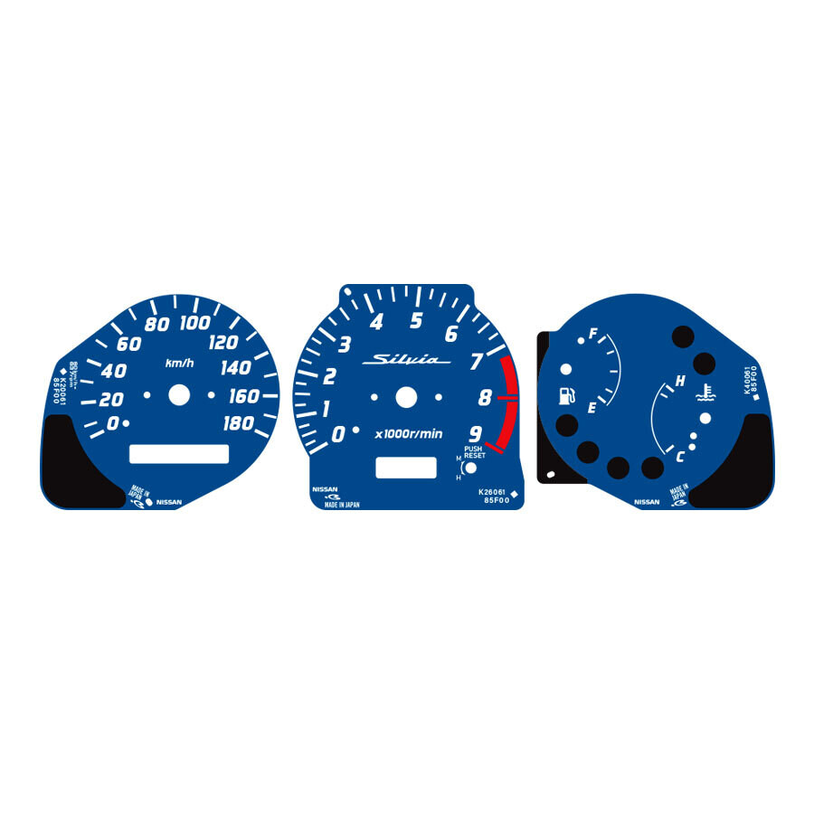 INSTRUMENTATION OVERLAY SET : NISSAN SILVIA (S15)