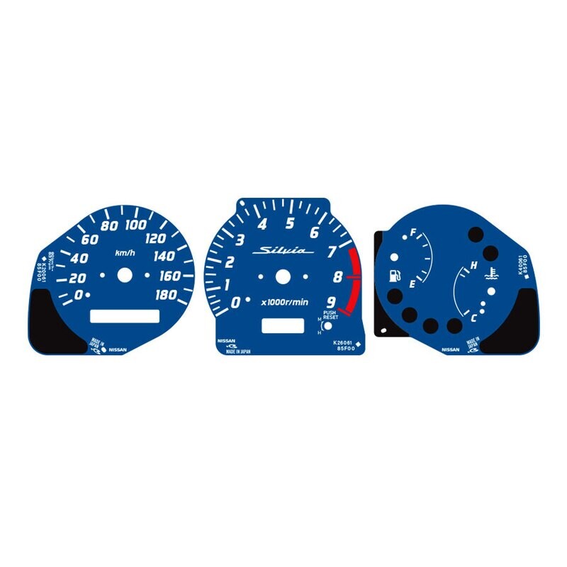 INSTRUMENTATION OVERLAY SET : NISSAN SILVIA (S15)