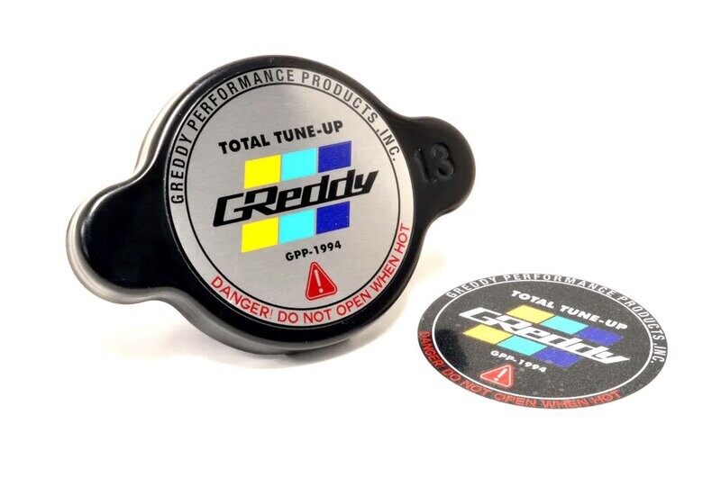 GREDDY RADIATOR CAP (S-TYPE) - BLACK