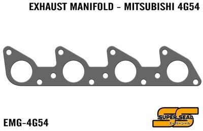 SUPER SEAL GRAPHITE LAMINATED EXHAUST MANIFOLD GASKET : MITSUBISHI 4G54