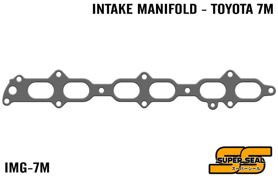 SUPER SEAL GRAPHITE LAMINATED INTAKE MANIFOLD GASKET : TOYOTA 7M