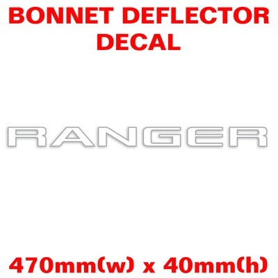 RANGER BONNET DEFLECTOR DECAL : FORD RANGER