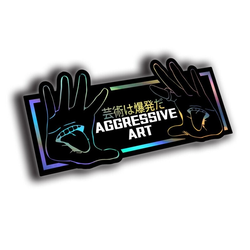 &quot;AGGRESIVE  ART&quot; HANDS SLAP