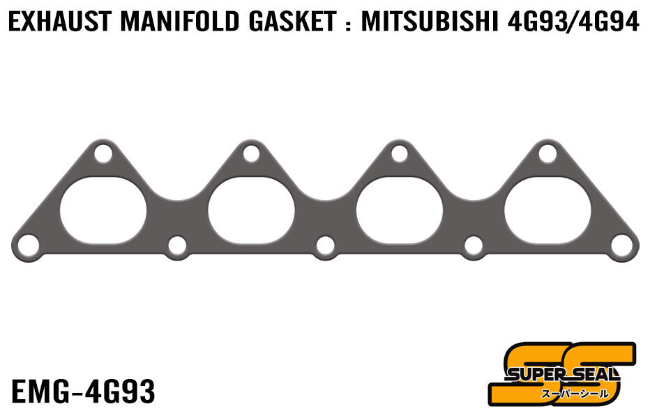 SUPER SEAL GRAPHITE LAMINATED EXHAUST MANIFOLD GASKET : MITSUBISHI 4G93/4G94