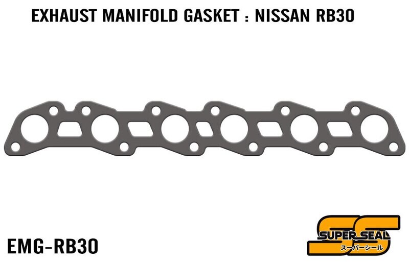 SUPER SEAL GRAPHITE LAMINATED EXHAUST MANIFOLD GASKET : NISSAN RB30