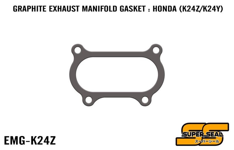 SUPER SEAL GRAPHITE LAMINATED EXHAUST MANIFOLD GASKET : HONDA K24Z/K24Y