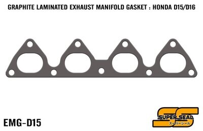SUPER SEAL GRAPHITE LAMINATED EXHAUST MANIFOLD GASKET : HONDA D15/D16