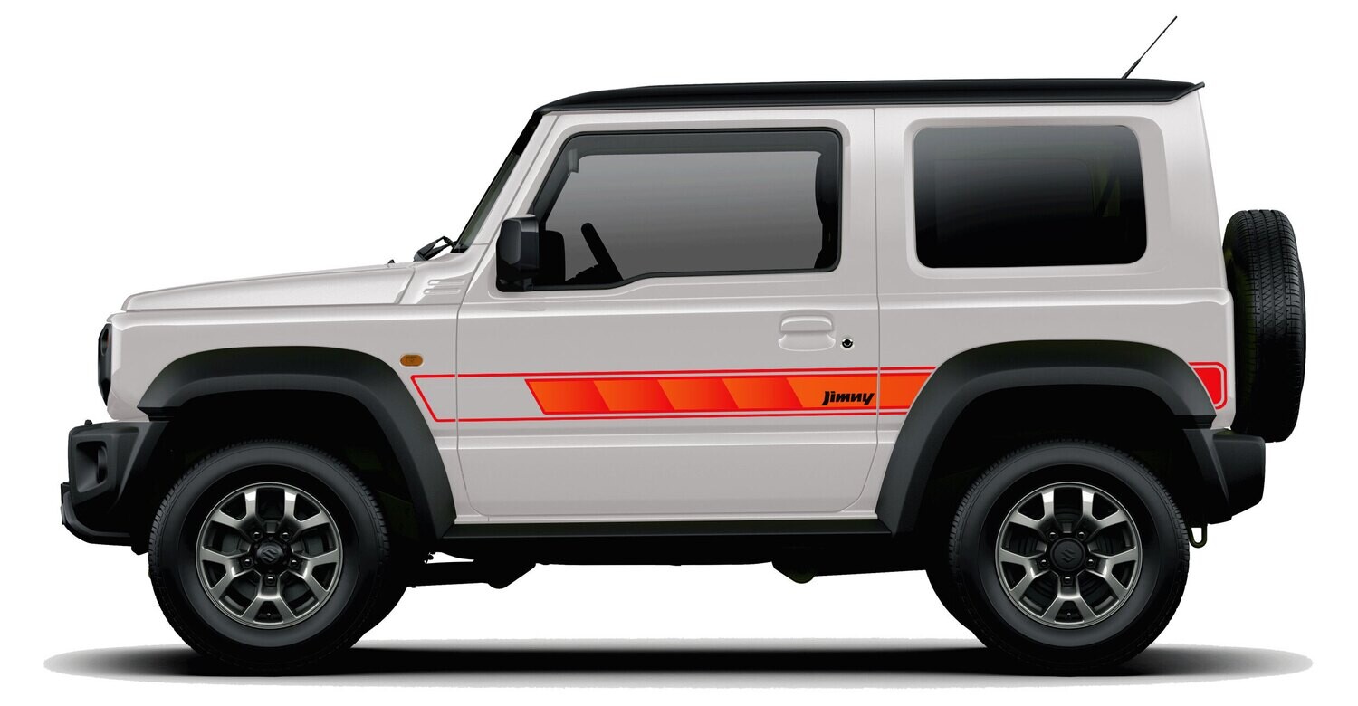 BERRIMA BODY STRIPE DECAL KIT : SUZUKI JIMNY (JB64W/JB74W)