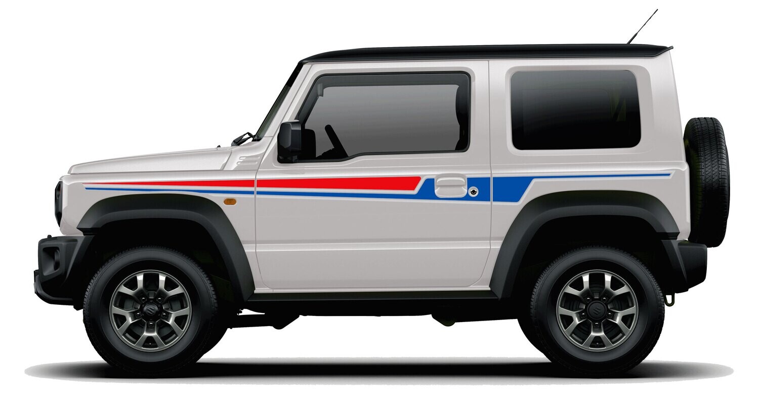 BIRDWOOD BODY STRIPE DECAL KIT : SUZUKI JIMNY (JB64W/JB74W)
