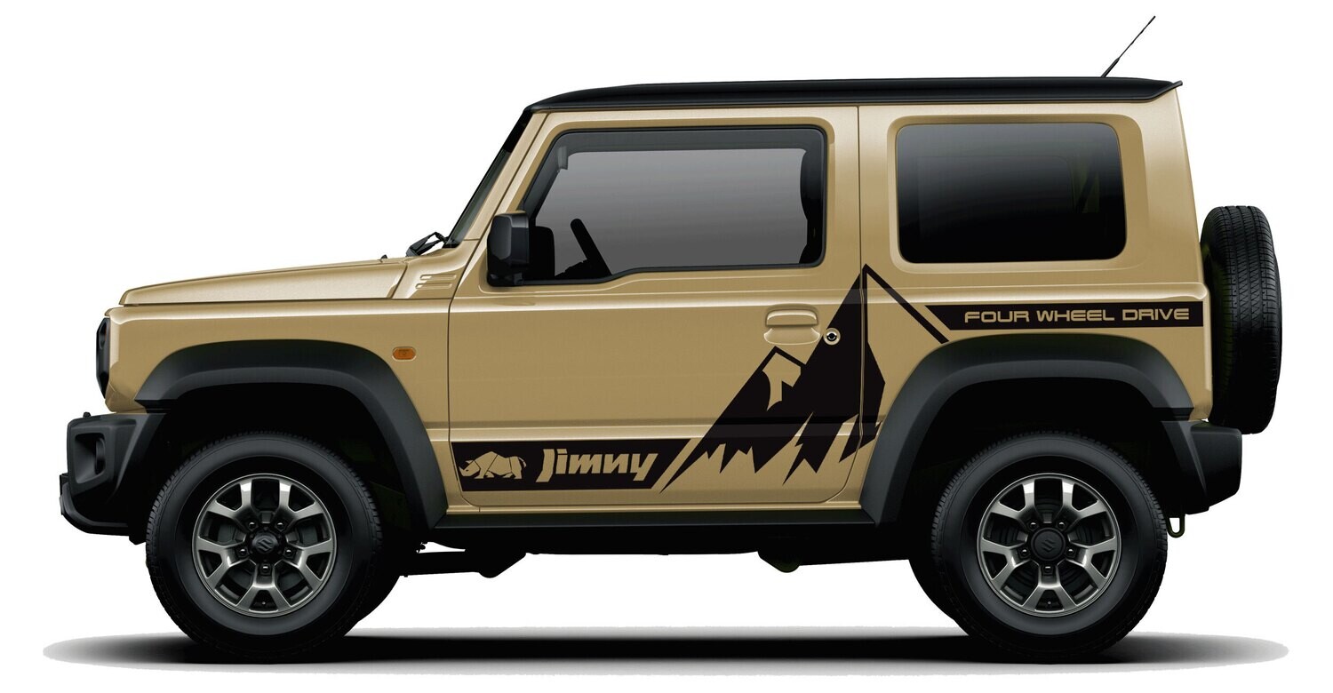 KOSCIUSZKO BODY DECAL KIT : SUZUKI JIMNY (JB64W/JB74W)