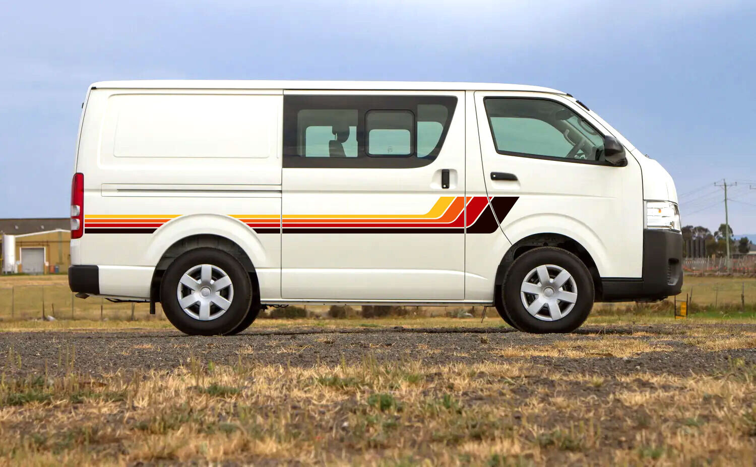 SEATTLE BODY STRIPE DECAL KIT : TOYOTA HIACE VAN (H200)