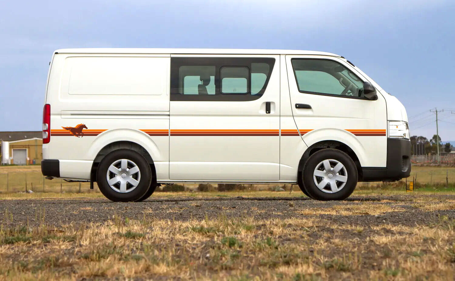 KINGSTON BODY STRIPE DECAL KIT : TOYOTA HIACE VAN (H200)