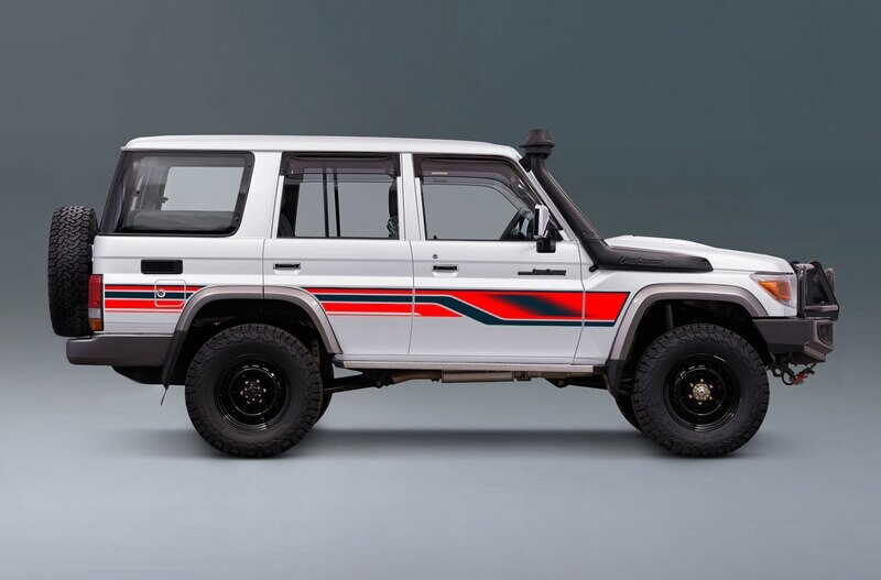 MECCA BODY STRIPES DECAL KIT : J76-SERIES TOYOTA LAND CRUISER (WAGON)