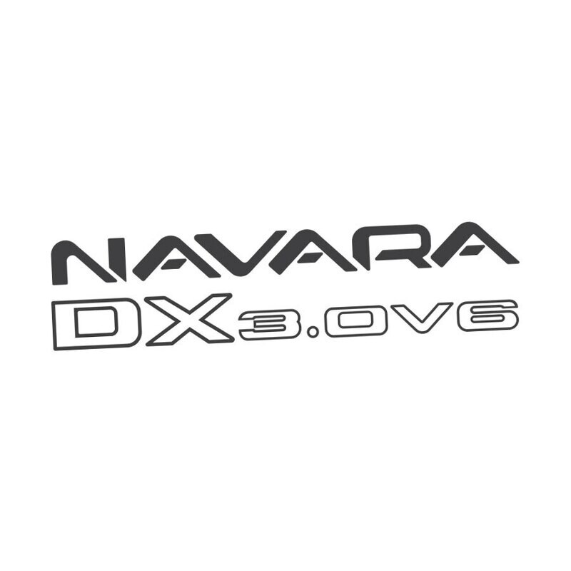 NAVARA DX DOOR &amp; TAILGATE DECAL : NISSAN NAVARA D21-SERIES (1986–1997)