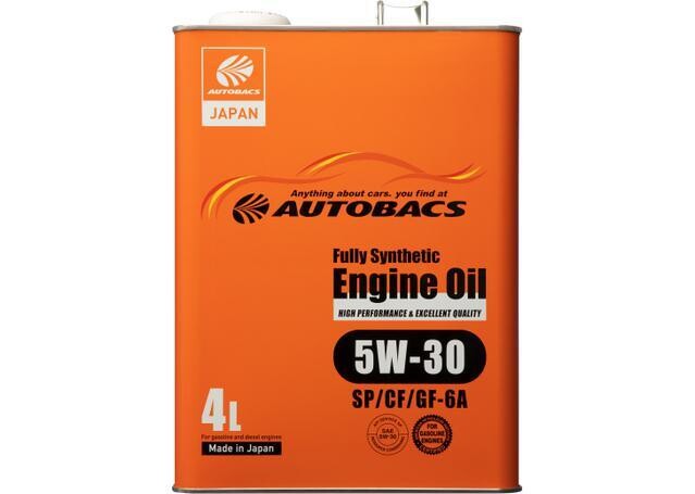 AUTOBACS 5W-30 FULL SYNTHETIC ENGINE OIL (SP/CF/GF-6A) (4-LITRE)