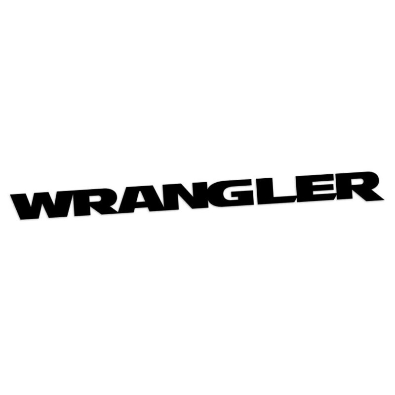 FRONT FENDER &quot;WRANGLER&quot; DECAL : JEEP WRANGER (JK)