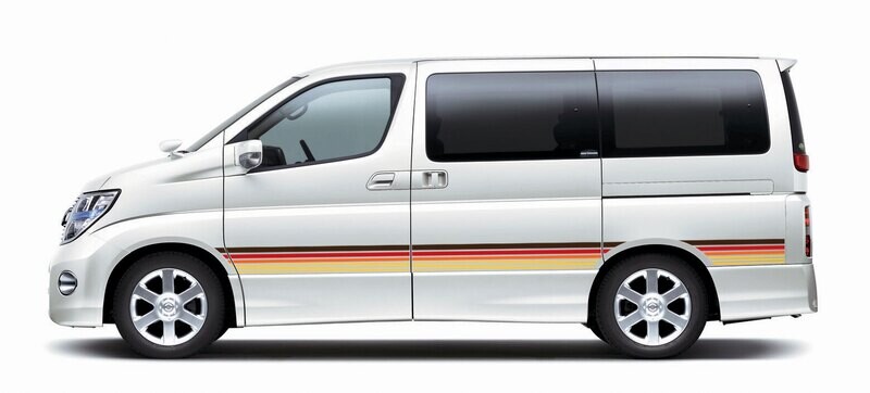 BALMORAL BODY STRIPE DECAL KIT : NISSAN ELGRAND (E51)