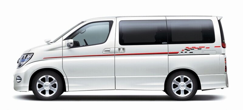 NISMO INSPIRED R-TUNE BODY STRIPE DECAL KIT : NISSAN ELGRAND (E51)