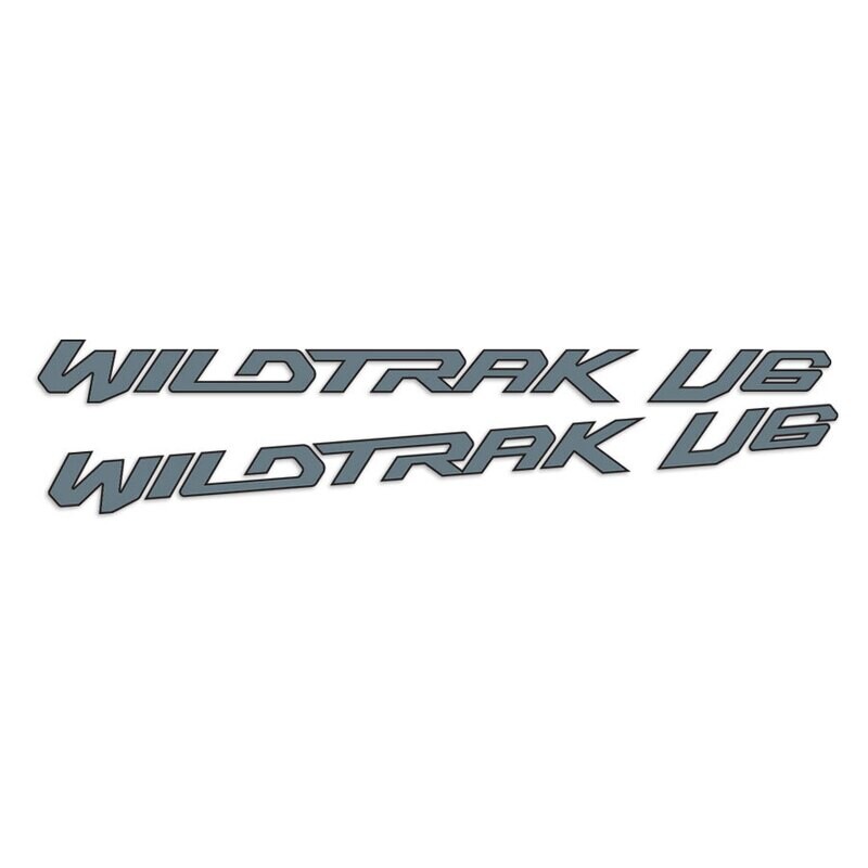 CUSTOM WILDTRAK V6 DOOR DECAL SET : FORD RANGER