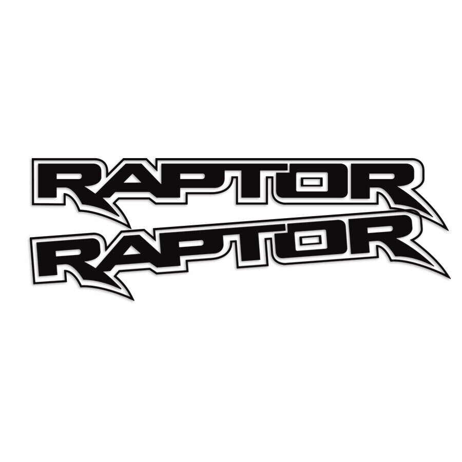 RAPTOR SIDE OF TUB DECAL SET : FORD RANGER (DIE-CUT)