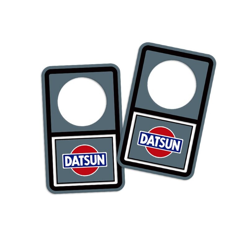 thumbnail image 2 of Newstar New Old Stock Door Lock Scratch Guard Trim – Set Of 2 – Flexible Poly, TURBO Accent – Vintage 80s 90s Automotive 2 of 3