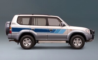 COBAR BODY STRIPES DECAL KIT : J90-SERIES TOYOTA LAND CRUISER (PRADO)