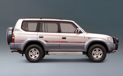 VXR-II BODY STRIPES DECAL KIT : J90 TOYOTA LAND CRUISER (PRADO)