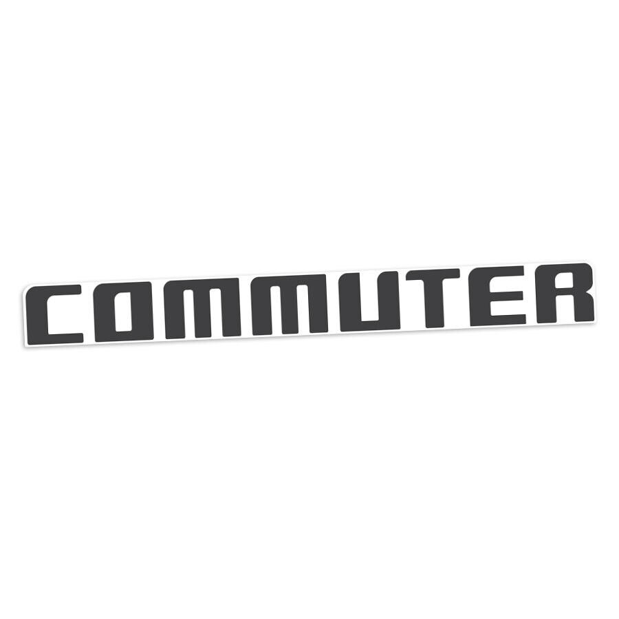 TAILGATE COMMUTER DECAL : 2005-2019 TOYOTA HIACE (OE# TOEA1476)