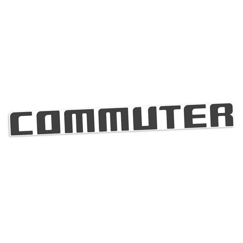 TAILGATE COMMUTER DECAL : 2005-2019 TOYOTA HIACE (OE# TOEA1476)