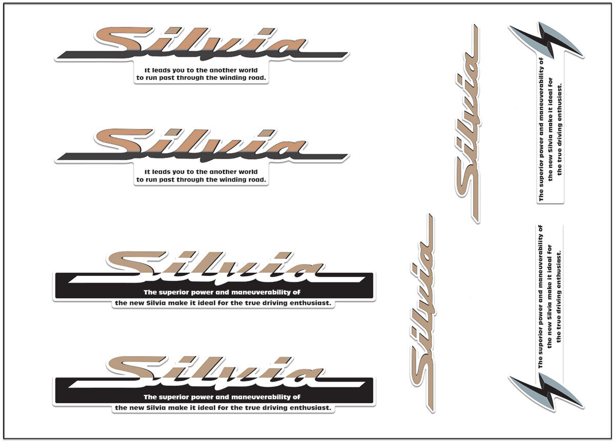 ACCESSORY ACCENT DECAL PACKAGE : NISSAN SILVIA (S15)
