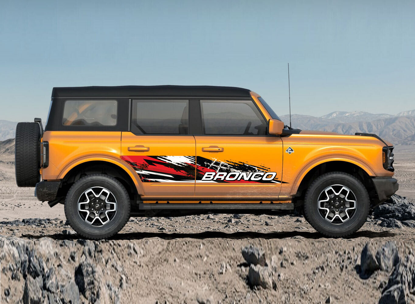 NAGASAKI BODY STRIPE DECAL KIT : 2021+ FORD BRONCO (4-DOOR)
