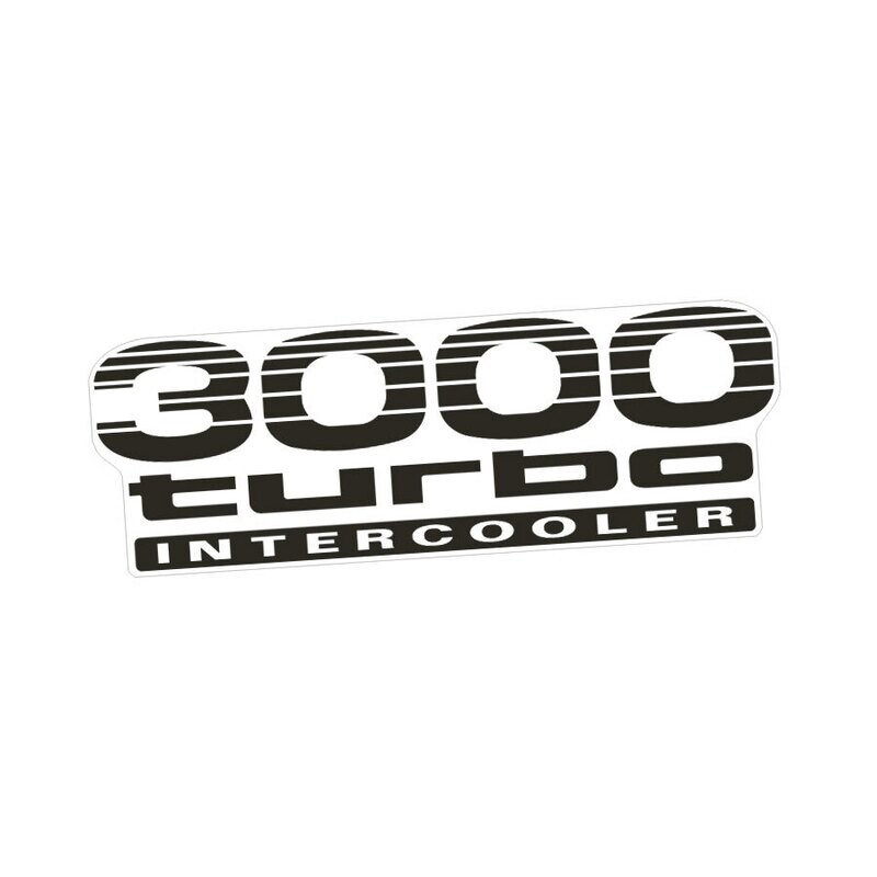 3000 TURBO INTERCOOLER DECAL : LAND CRUISER 100-SERIES