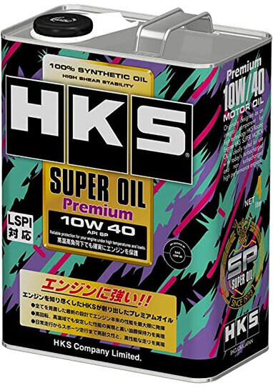 HKS Super Oil Premium Full Synthetic 10W-40 Engine Oil (API SP) (4-LITRE)