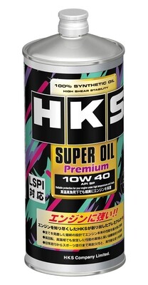 HKS Super Oil Premium Full Synthetic 10W-40 Engine Oil (API SP) (1-LITRE)