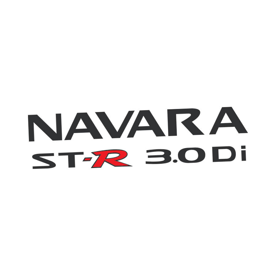 ST-R 3.0 Di DOOR DECAL : NISSAN NAVARA (D22/D40)