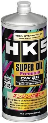 HKS Super Oil Premium Full Synthetic 0W-20 Engine Oil (API SP/ILSAC GF-6A) (1-LITRE)