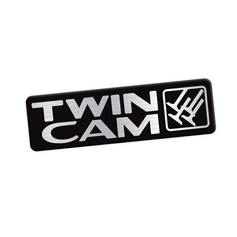TWIN CAM RESIN-COATED GRILLE EMBLEM : 80-SERIES TOYOTA LAND CRUISER