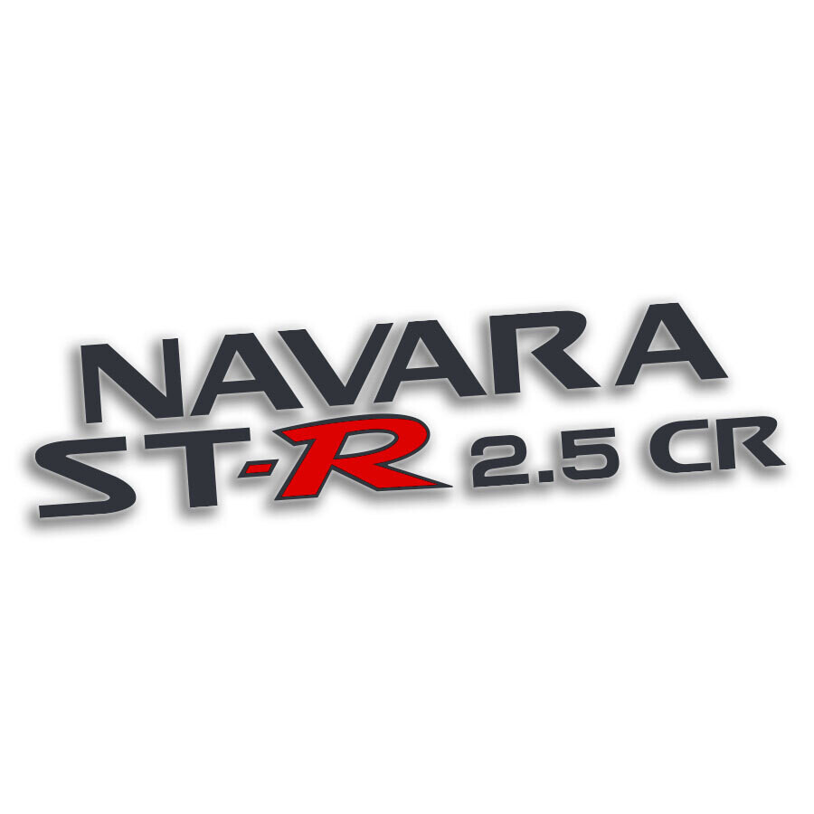 ST-R 2.5 CR DOOR DECAL : NISSAN NAVARA (D22/D40)