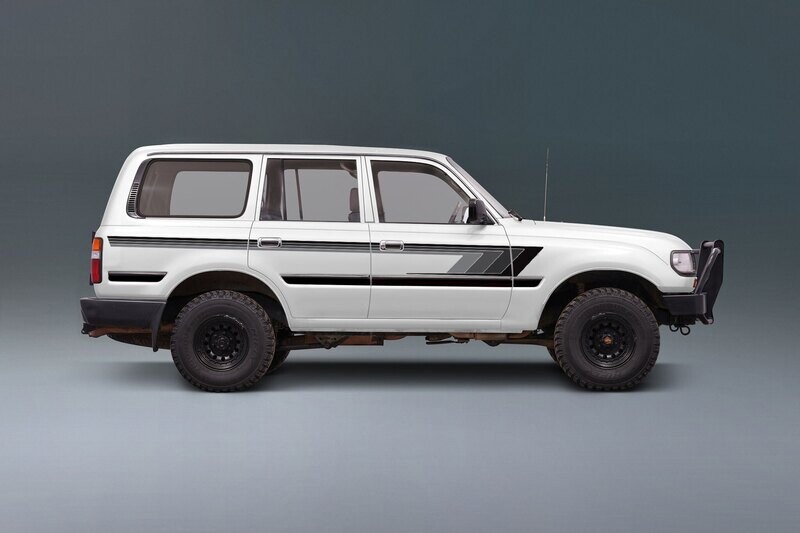 BROOME BODY STRIPE DECAL KIT : 80-SERIES LAND CRUISER (1990-1994)