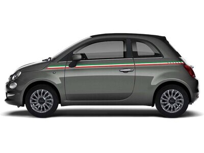 TRI-COLOR ITALIAN FLAG BODY STRIPE KIT : 2007+ FIAT 500