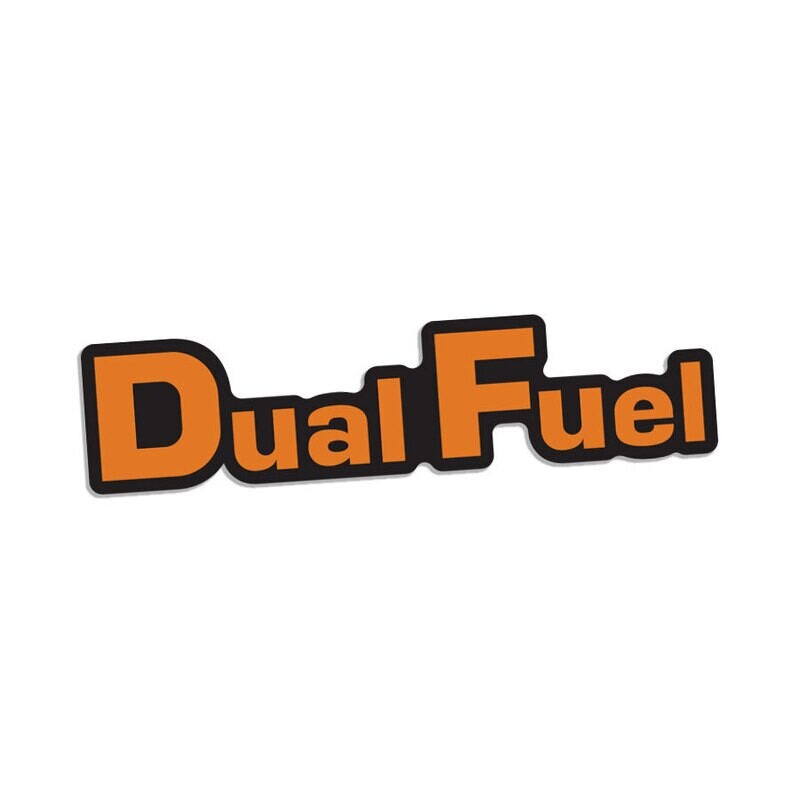 DUEL FUEL FRONT FENDER DECAL : MAZDA BRAVO (1986-1998)