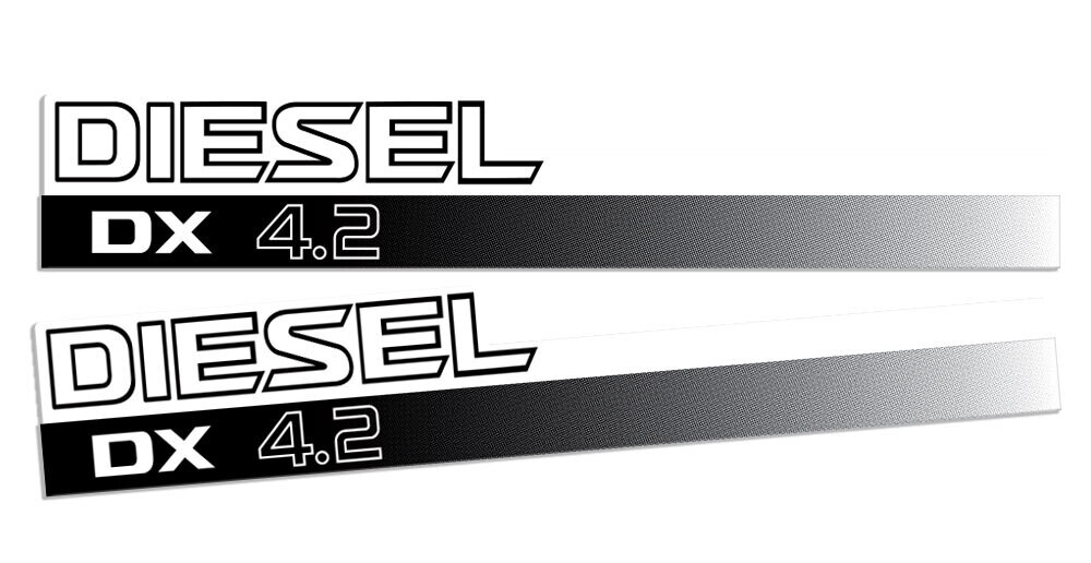 DIESEL DX 4.2 DOOR DECAL SET : NISSAN PATROL (GU)