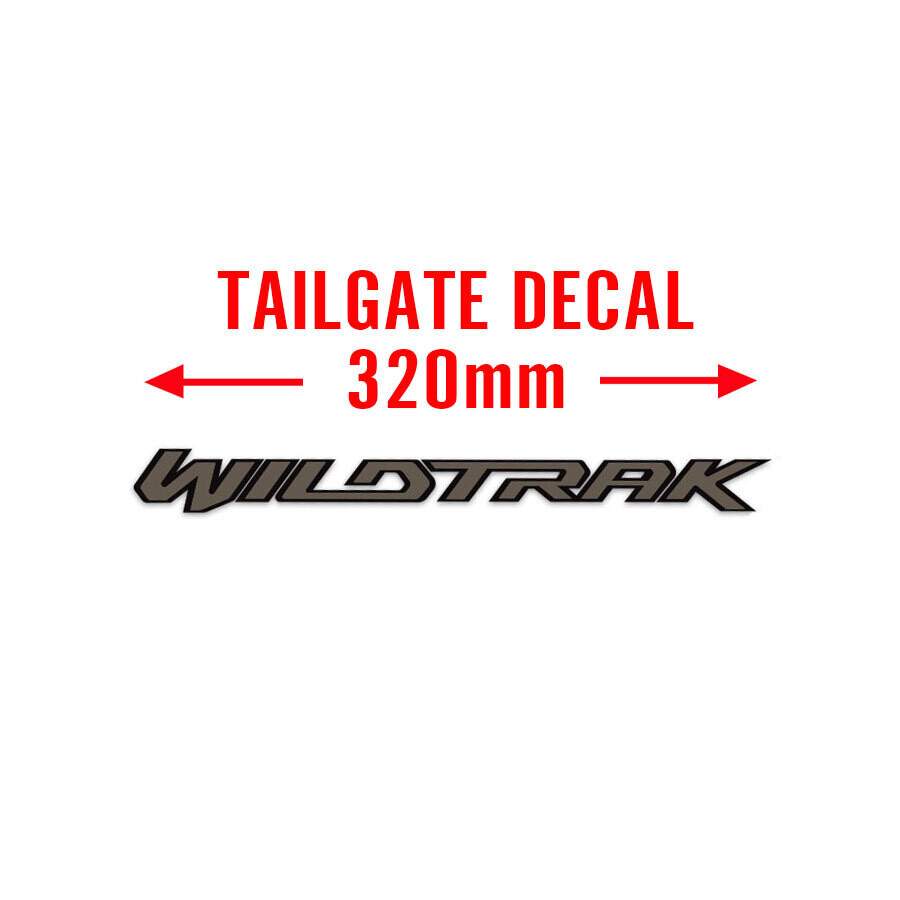 WILDTRAK TAILGATE DECAL : PX3 FORD RANGER (DARK VERSION)