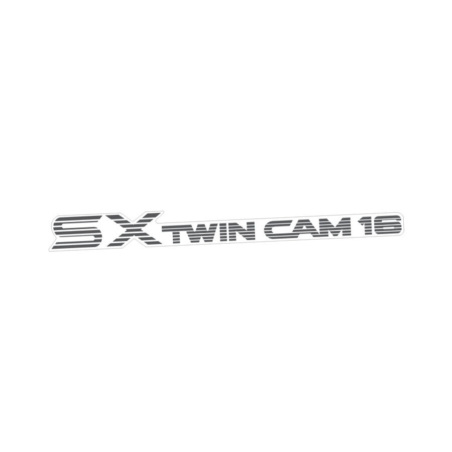SX TWIN CAM REAR SPOILER DECAL : TOYOTA COROLLA SECA (AE93)