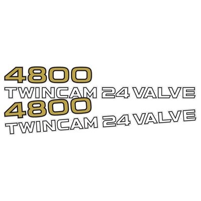 4800 TWIN CAM 24 VALVE DOOR DECAL SET : NISSAN PATROL (GU) (DARK VERSION)